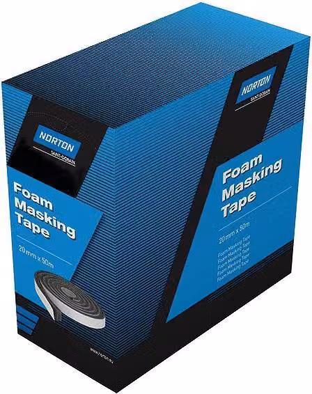 Nastro per mascheratura NORTON "Foam Standard" piatto, adatto a sic 13 mm x 50 m