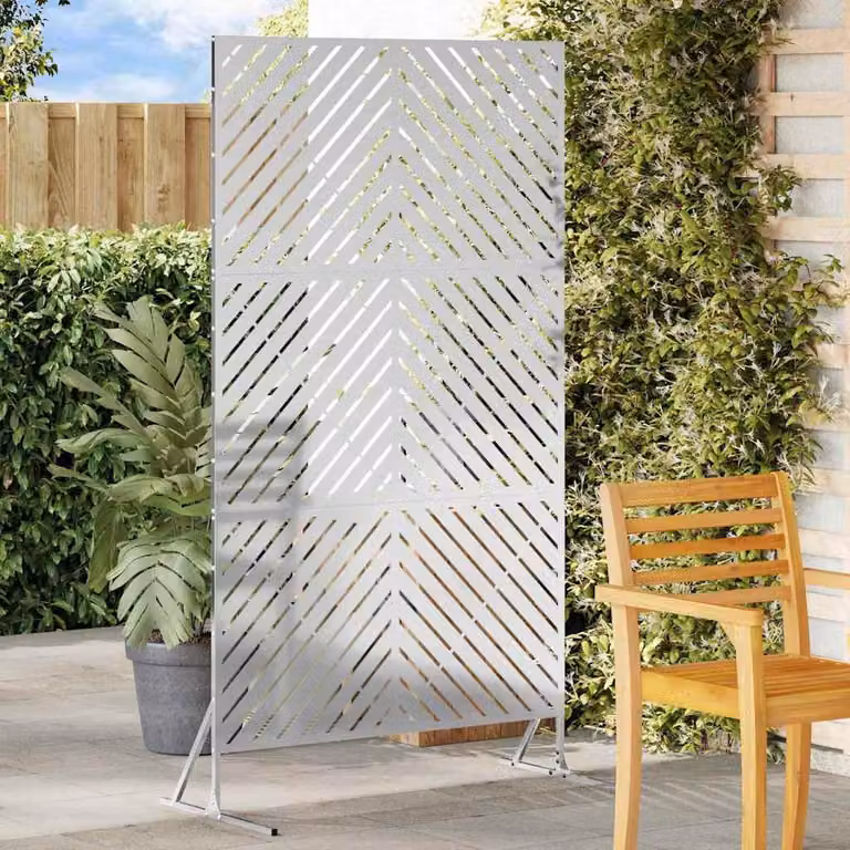 Maison Exclusive - Schermatura 100 x 50 x 180 cm Acciaio zincato argento