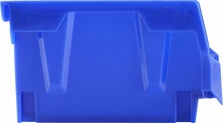 SucceBuy contenitori in plastica, 5 x 4 x 3 pollici, contenitori organizzatori impilabili, blu/rosso, confezione da 24, contenitori robusti per armadio, cucina, ufficio, dispensa