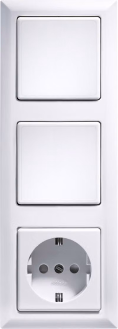 ELTAKO R3-ws 2 Telaio a 3 ingressi bianco (30000320)