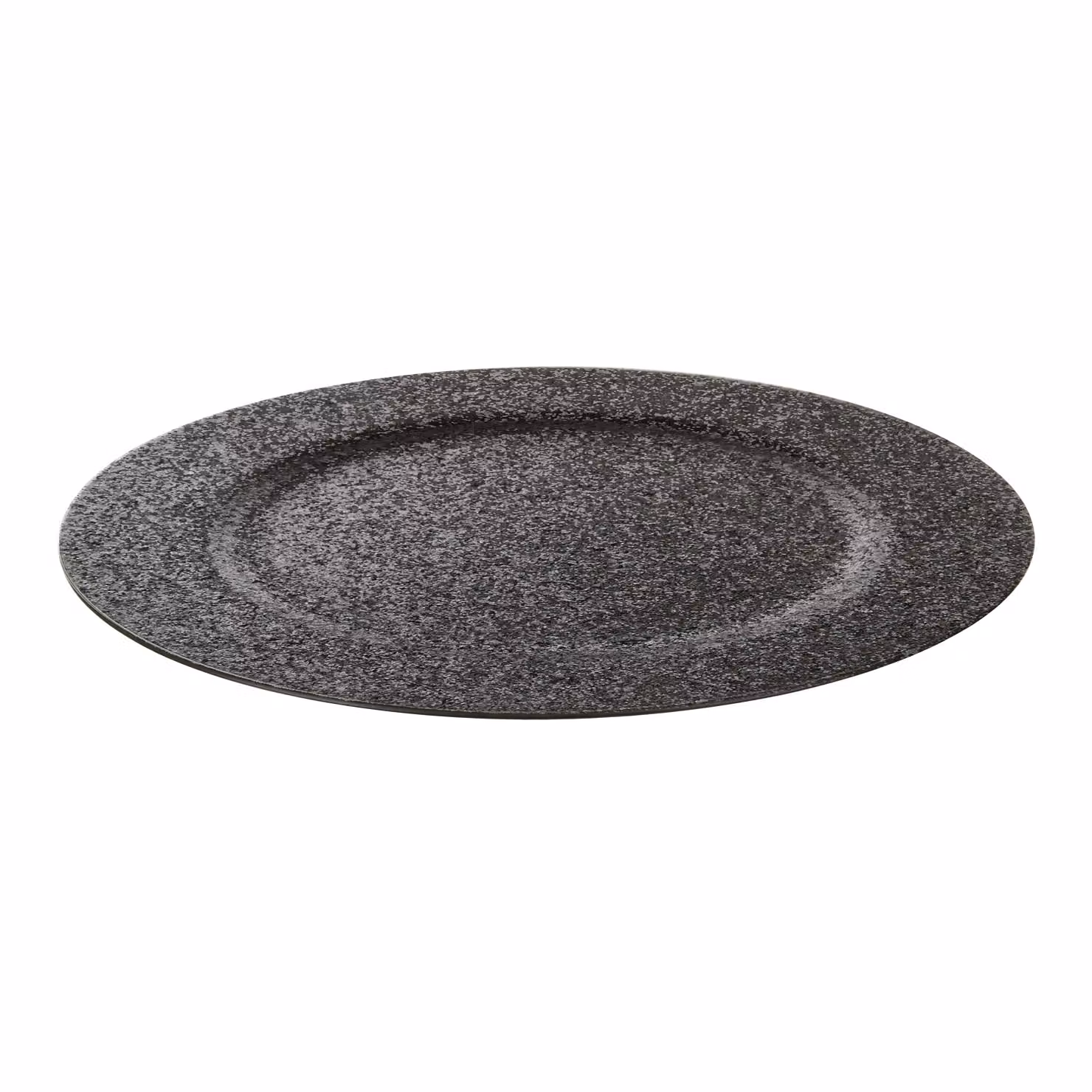 Sottopiatto natalizio Kasanova nero glitterato, diametro: 33 cm – 2