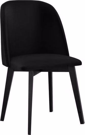 Sedia da cucina imbottita AFTON 5 - nera