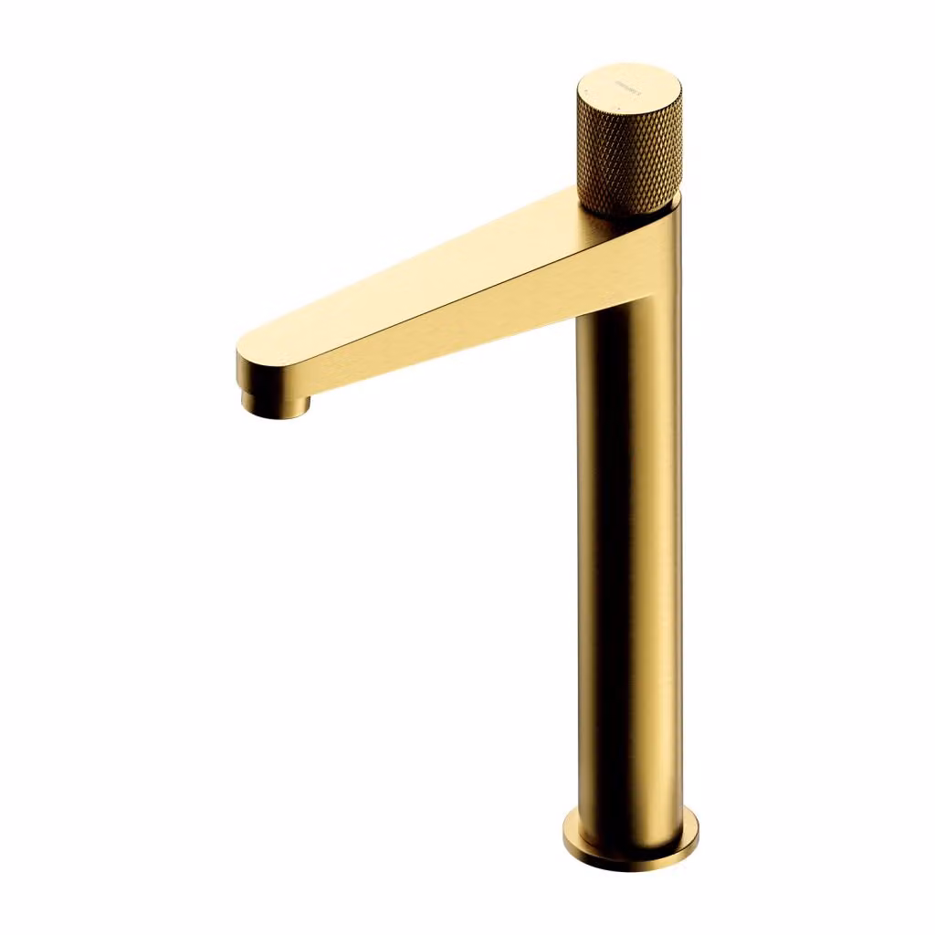 Omnires CONTOUR CT8012GLB Miscelatore lavabo alto, oro spazzolato