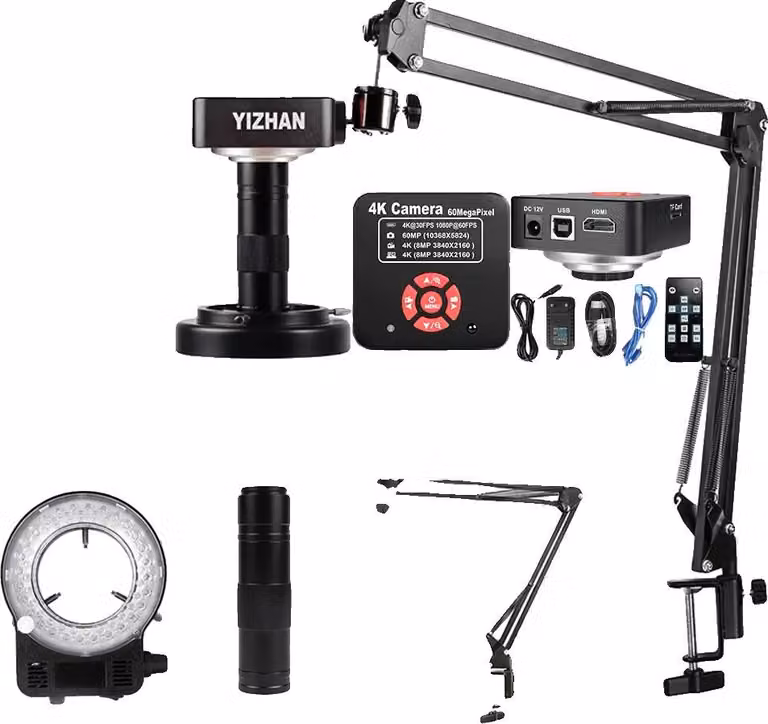 Kit HDMI VGA da 13 MP, zoom 150x, sensore Sony da 8,42 MP, kit 4K da 60 MP, 0-150x