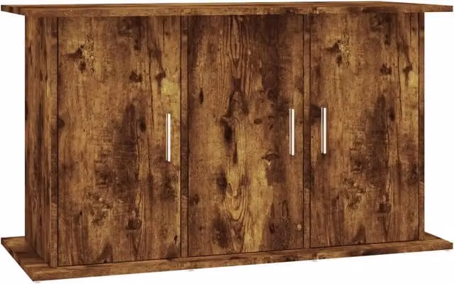 Supporto Acquario in Legno Multistrato Rovere Fumo DESIGN IN L/P/H: 101 x 41 x 58 cm