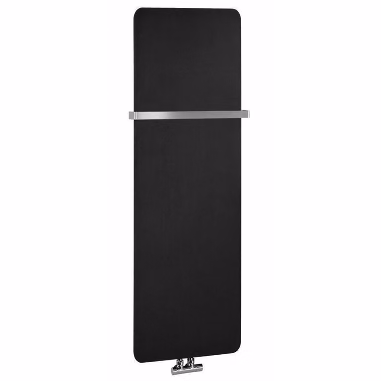 Sapho Heating - Elemento riscaldante da tavolo, 370x1190 mm, 417 W, nero opaco MI1139