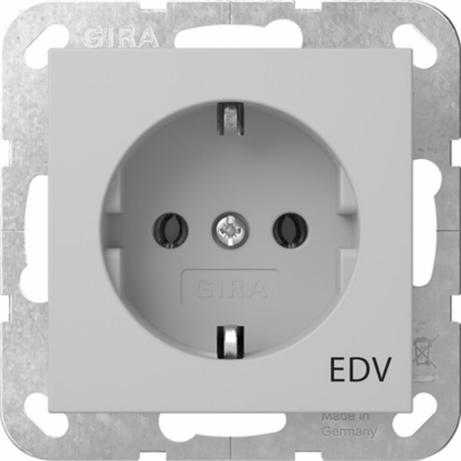 Presa SCHUKO Gira. Stampa EDV System 55 Grigio m 4458015