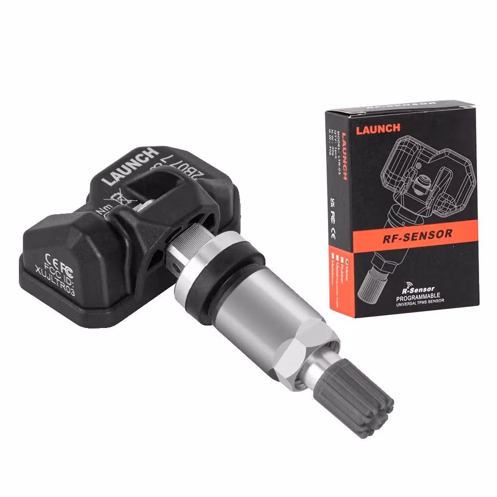Sensore TPMS, compatibilità sensore RF, manometro pneumatici, valvola in alluminio, 8 pezzi