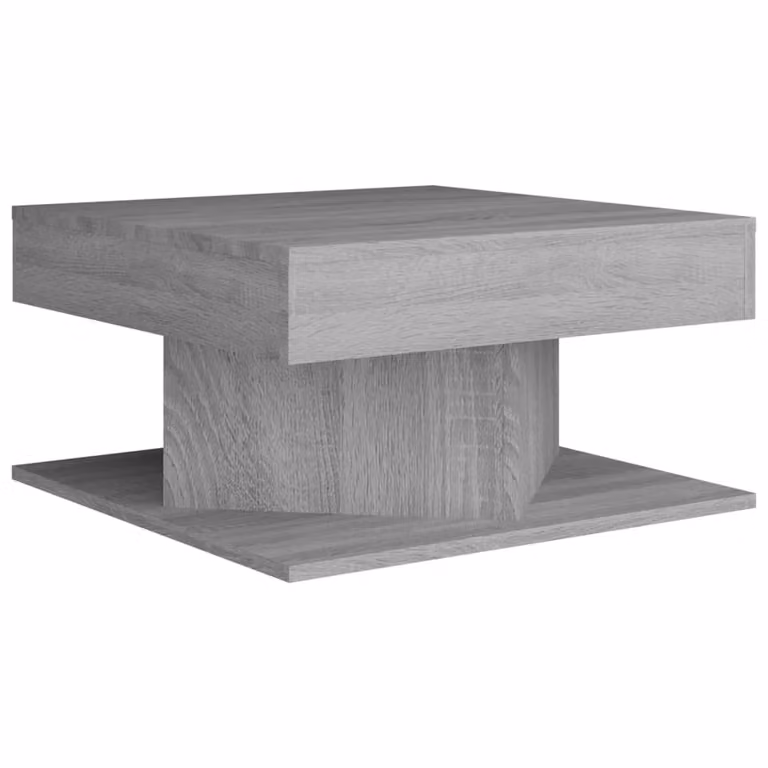 Tavolino da Salotto Grigio Sonoma 57x57x30 cm Legno Multistrato