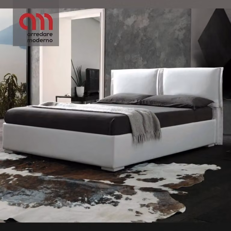 Letto Asia Ergogreen matrimoniale contenitore
