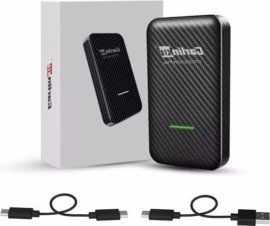 CarlinKit Attivatore CarPlay Wireless con Bluetooth e Wi-Fi, Dongle di Upgrade per Auto con CarPlay Cablato, Nero