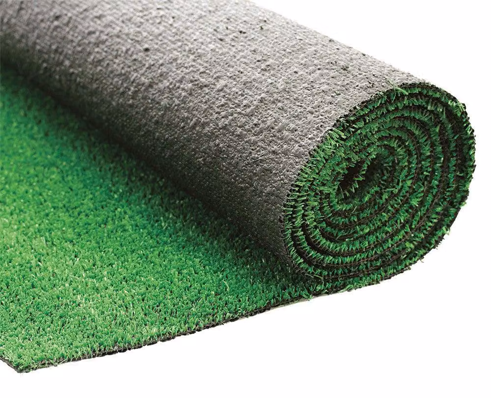 Erba Sintetica per Giardino 7 mm 2x10 m Fondo Drenante Verde