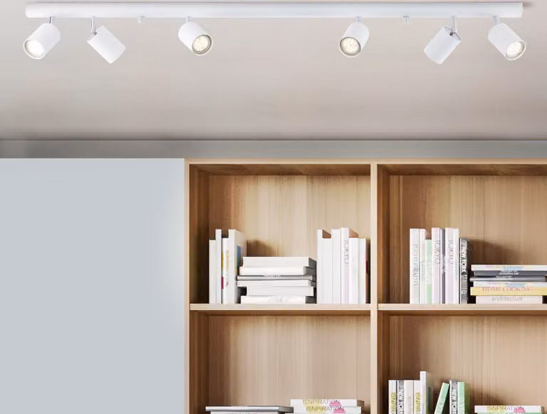 BRILLANTE plafoniera Differente | faretto moderno e semplice | bianco | 6x GU10 max. 35 W | IP20