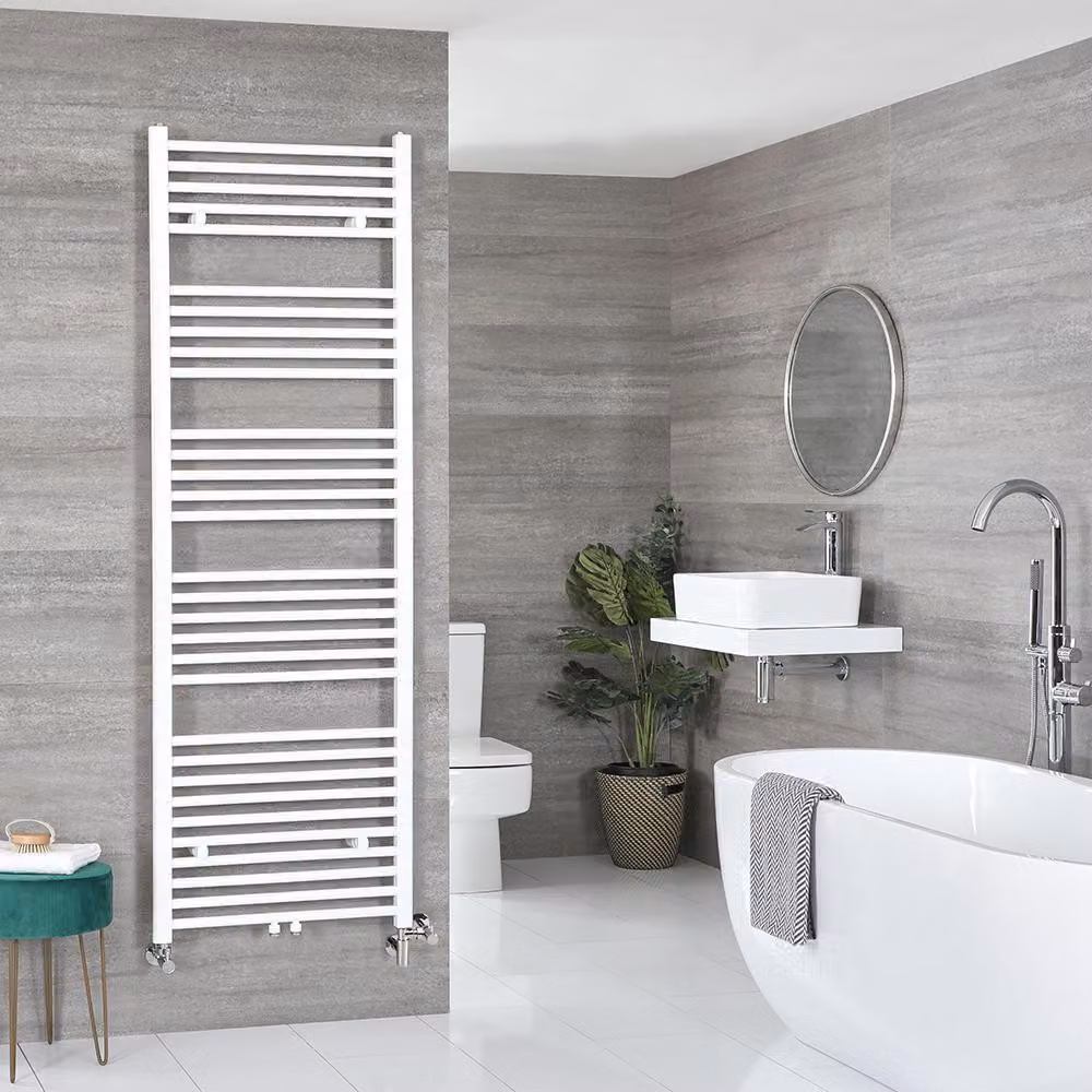 Scaldasalviette Misto Piatto - Termoarredo Bagno Bianco - 1785 x 600mm - 890W - Neva