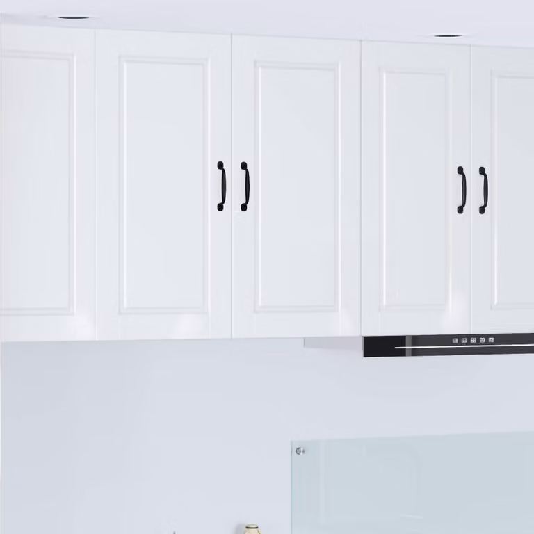 Armadietto a muro moderno vidaXL PORTO Bianco Lucido L: 80 cm, P: 31 cm, H: 80 cm