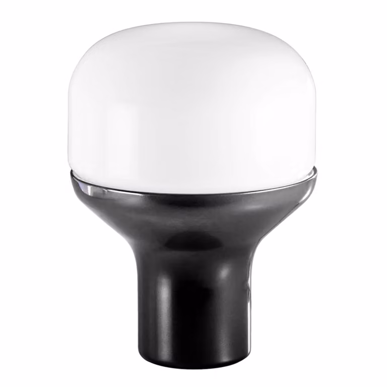 Martinelli Luce Lampada da tavolo di design Delux, Nero, Soggiorno / Sala da pranzo, Alluminio, Design, Lampada da tavolo