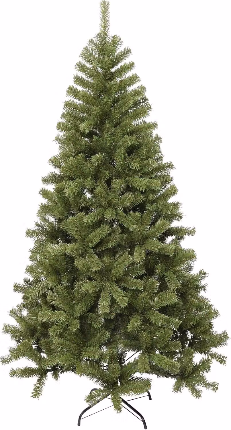 Albero di Natale artificiale, modello slim, altezza 180 cm, con 399 rami, ideale per la decorazione natalizia