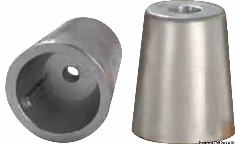 Radice axis Linea Anodo in alluminio Ø 33 mm Osculati 43.231.01