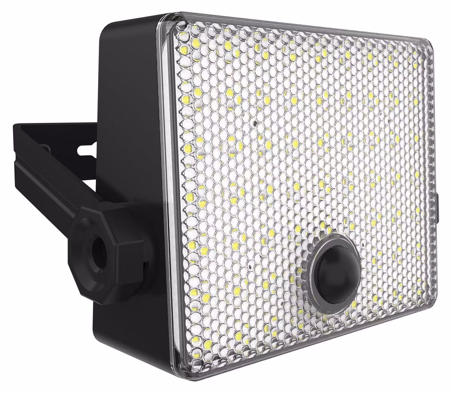 Lampada solare a LED da esterno, 500 lumen, luce bianca fredda, con sensore di movimento
