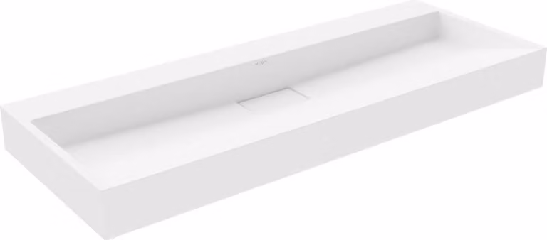 Mexen Ava lavabo da appoggio in conglomerato B/O 120 x 46 cm, bianco - 23011200