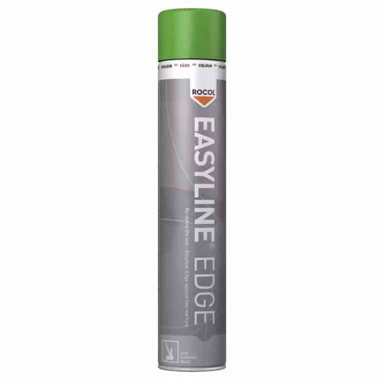 Vernice per marcatura Rocol EasyLine Edge, colore verde RAL 6024, 750 ml