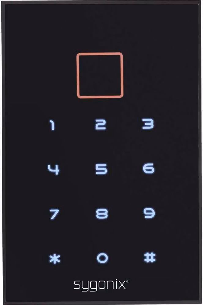 Sygonix SY-3435062 Serratura a codice per montaggio esterno IP66 con tastiera illuminata, con touchscreen (SY-3435062)