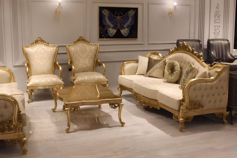 Sofagarnitur 3311 Sitzer Couchtisch Klassisch Textil Komplett Couch Polster