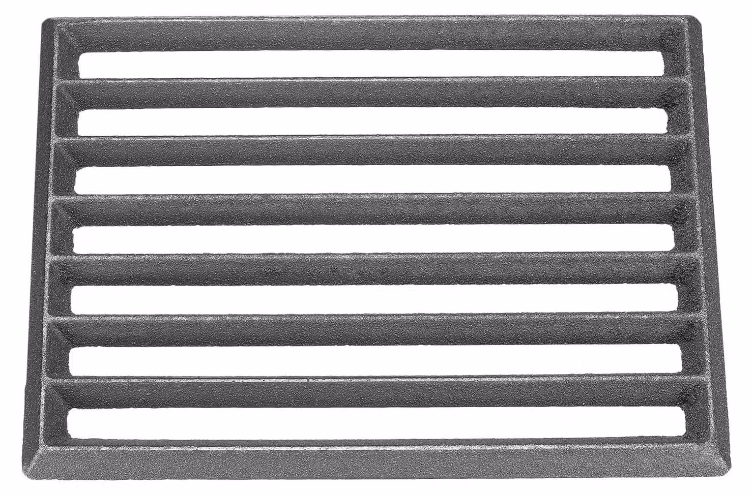 Omgoods - Griglia rettangolare in ghisa - Resistente alle alte temperature
