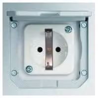 Presa a incasso per pavimento, serie PROTE.class, modello PESB 1, 1 modulo, grado di protezione IP41