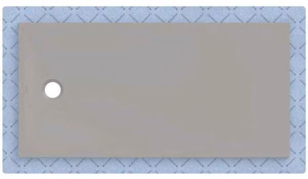 Geberit CleanFloor30 surface de douche, intégrée, avec voile d'étanchéité, 160x80cm, 551.009.29.1, 551.009.29.1