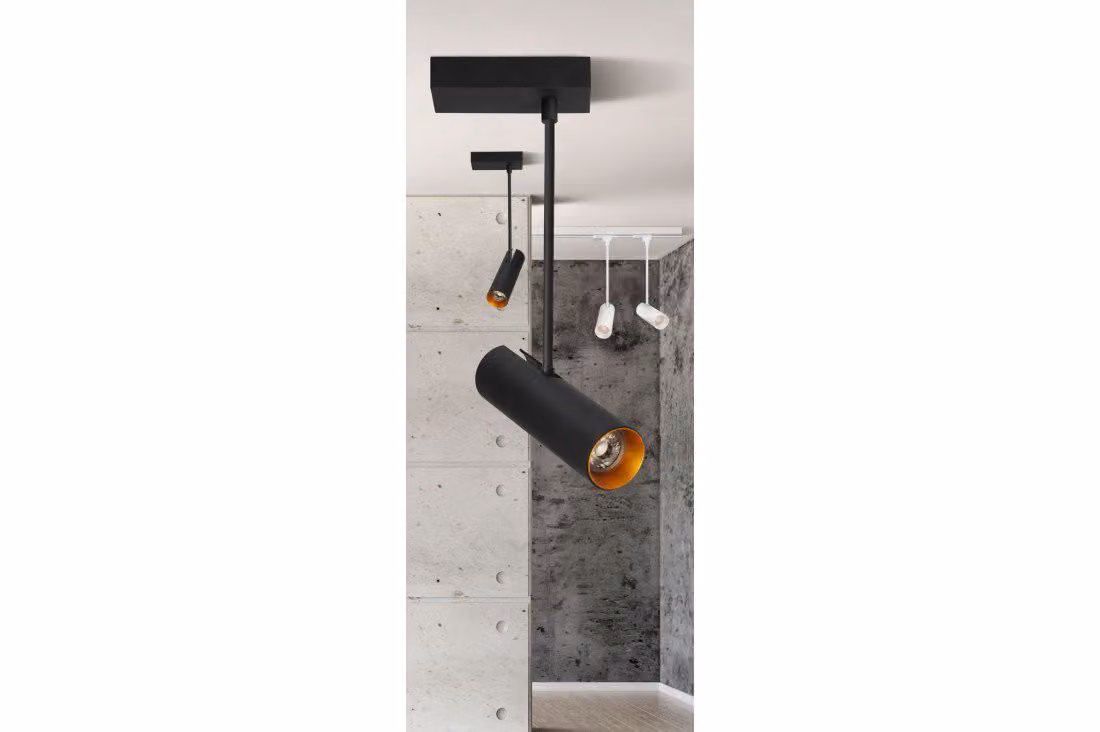 AZzardo Lens Square Quadrato Schwarz / Oro