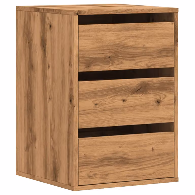 Cassettiera Angolare Rovere Artigianale 40x41x58cm Multistrato