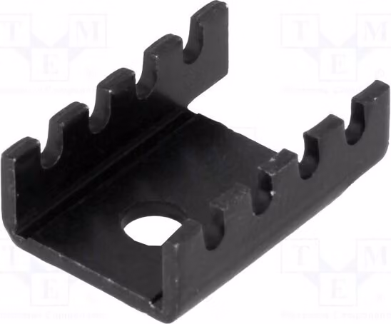 5 radiatori: pressati, colore nero, lunghezza: 19,05 mm, modello TO202, larghezza: 13,21 mm, modello D03A