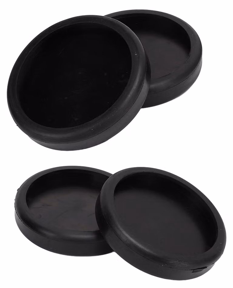Supporti in gomma per piattaforme elevatrici, 5 pollici, antiscivolo, set da 4