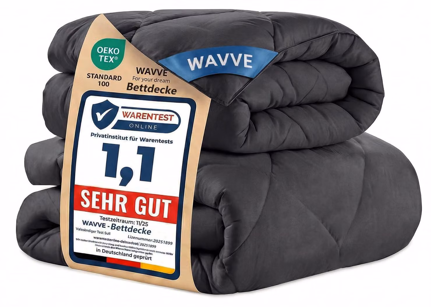 Piumone reversibile 200x220 cm, adatto per estate e inverno, in microfibra, colore grigio