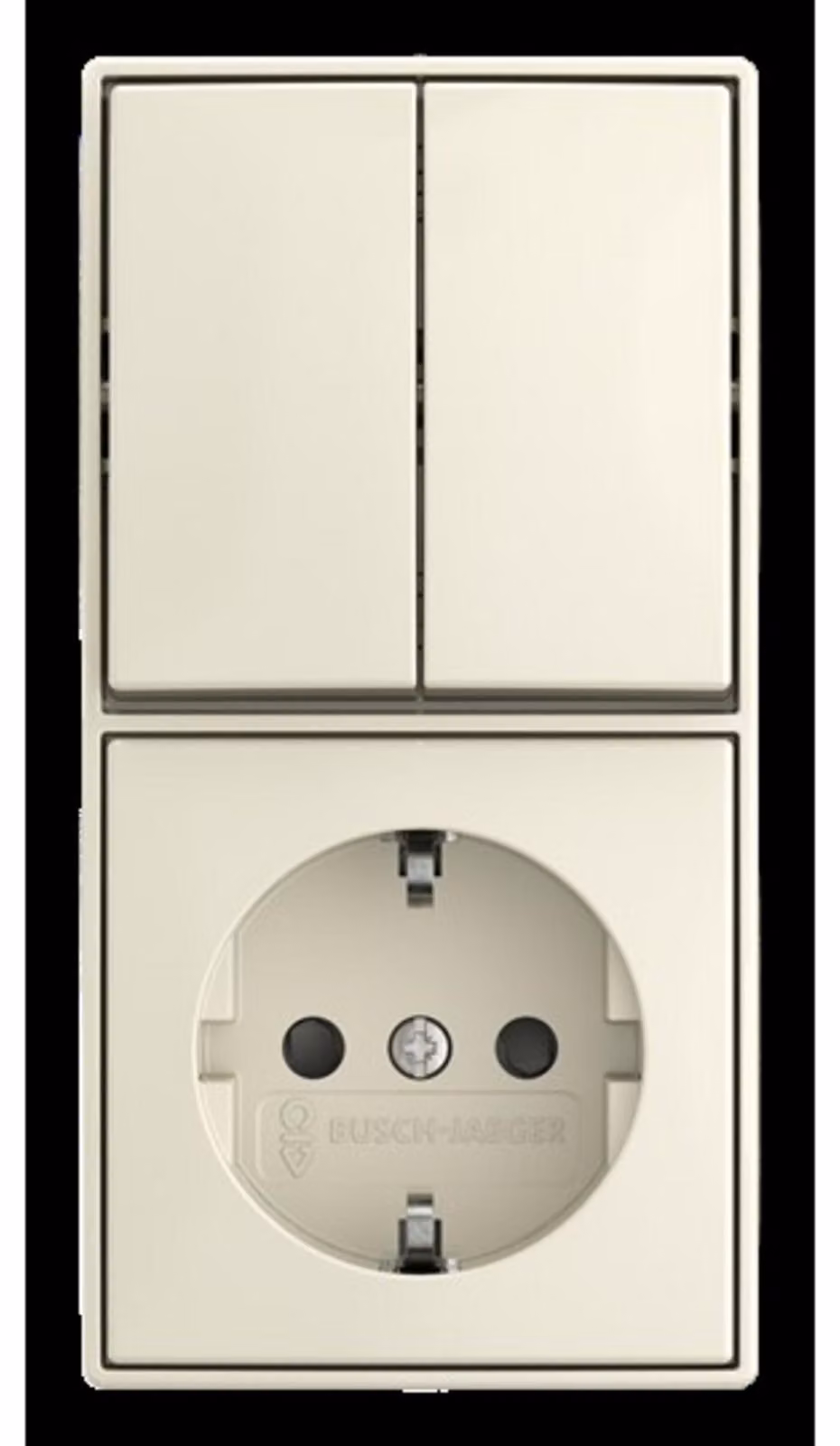 BUSCH JAEGER Kombination Wippschalter 2601/5/20 EAPBJ-522 (2TKA00005539)