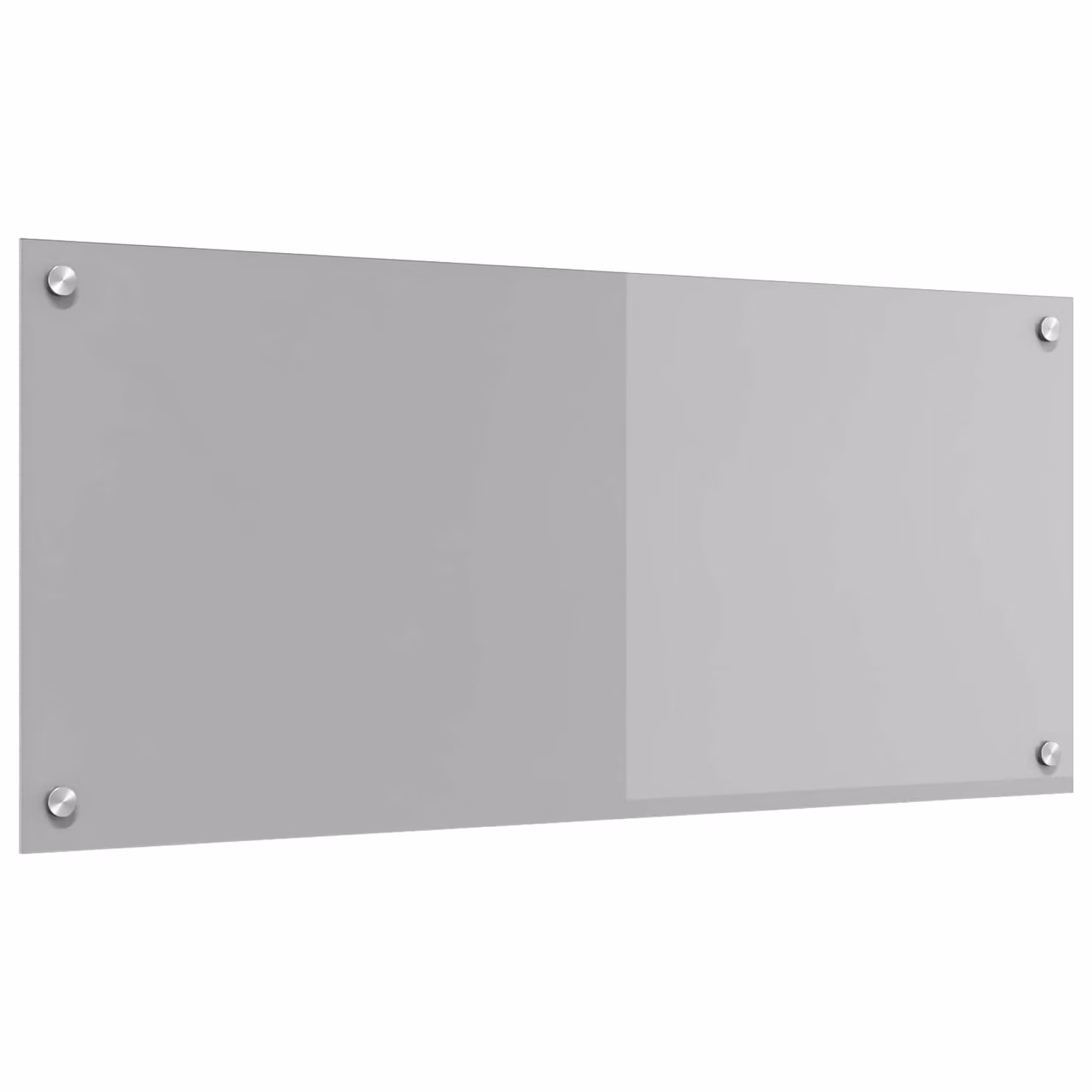 Schienale da cucina vidaXL in vetro temperato Grigio chiaro L: 90 cm, H: 40 cm