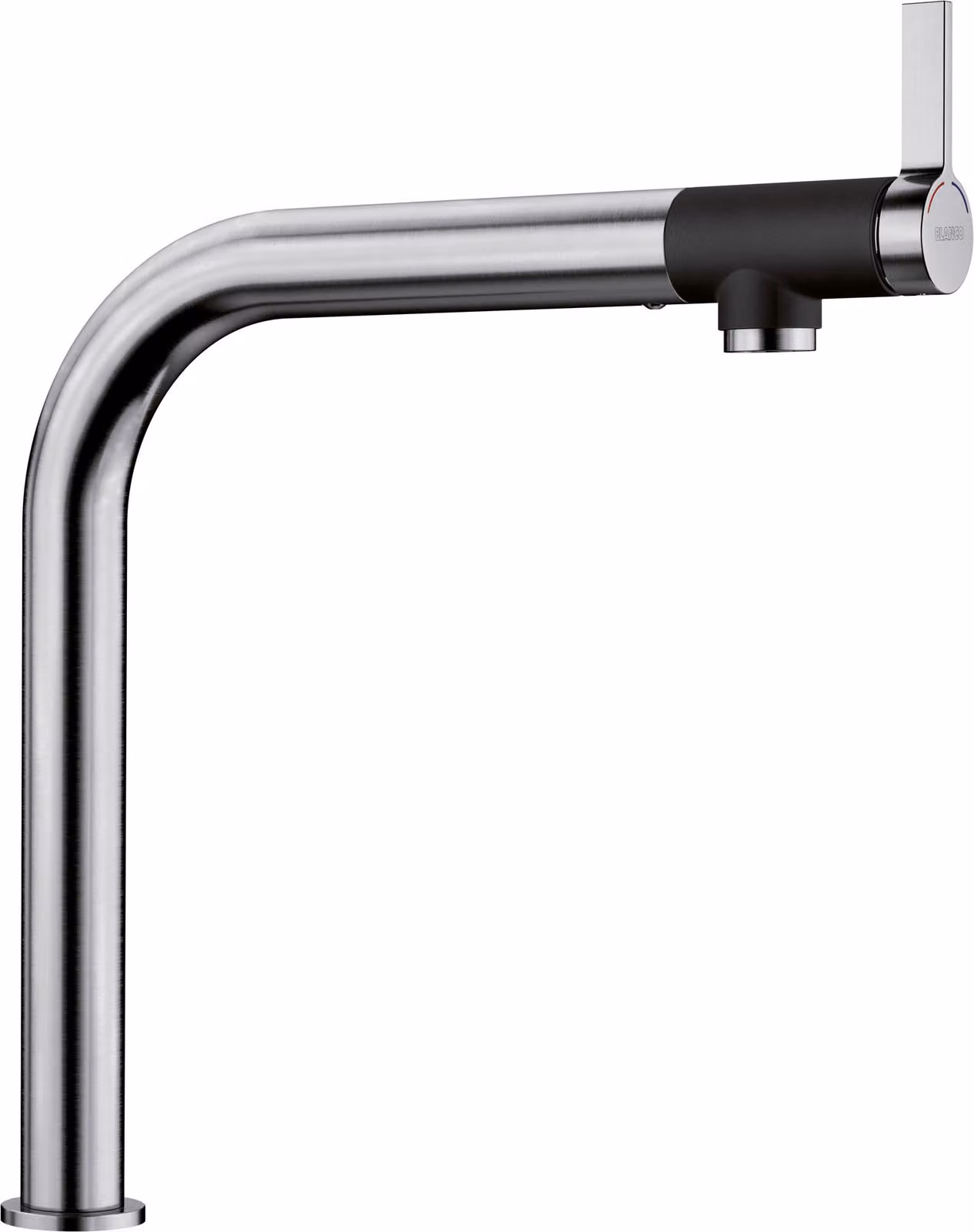 BLANCO 518435 Miscelatore VONDA solido in acciaio inox spazzolato / Miscelatore monocomando / Miscelatore