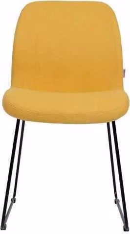 Stühle Gelb Luxus Design Polster Stuhl Büro Möbel Esszimmer Textil Möbel