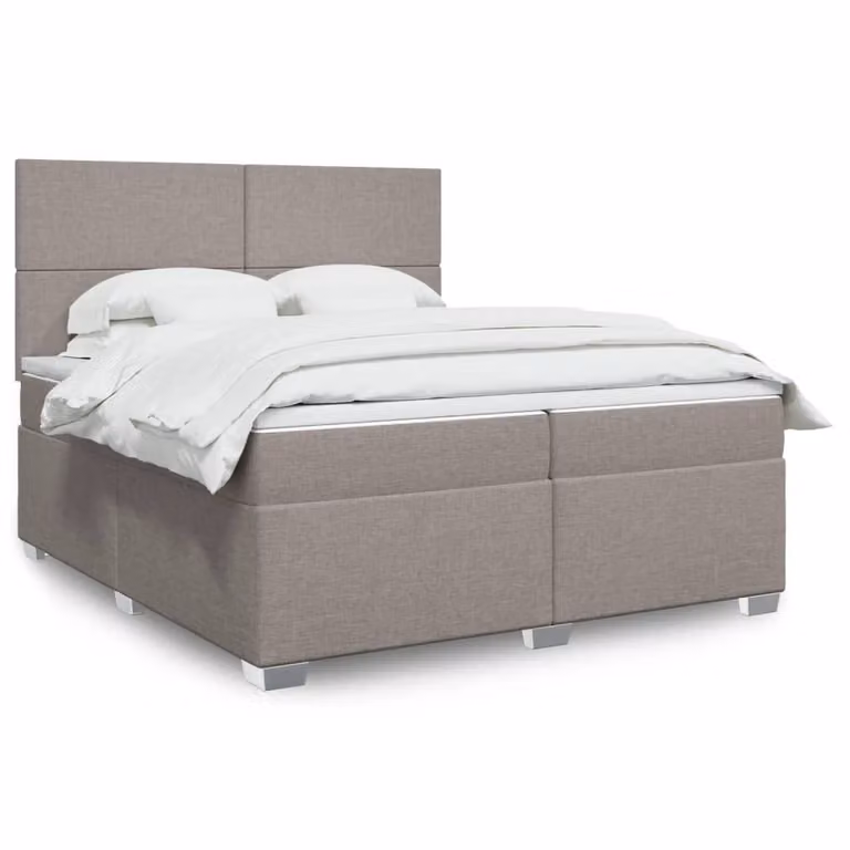 vidaXL Letto Ibrido con Materasso in Tessuto e Struttura in Legno di Pino, L/P: 200 x 200 cm