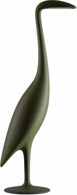 Lampada da tavolo Qeeboo Tuiuiu verde con LED dimmerabile e lampadina inclusa