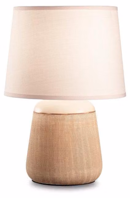 Lampade Da Scrivania Shabby Chic - Provenzale Kali'-2 Metallo Bianco 1 Luce E14