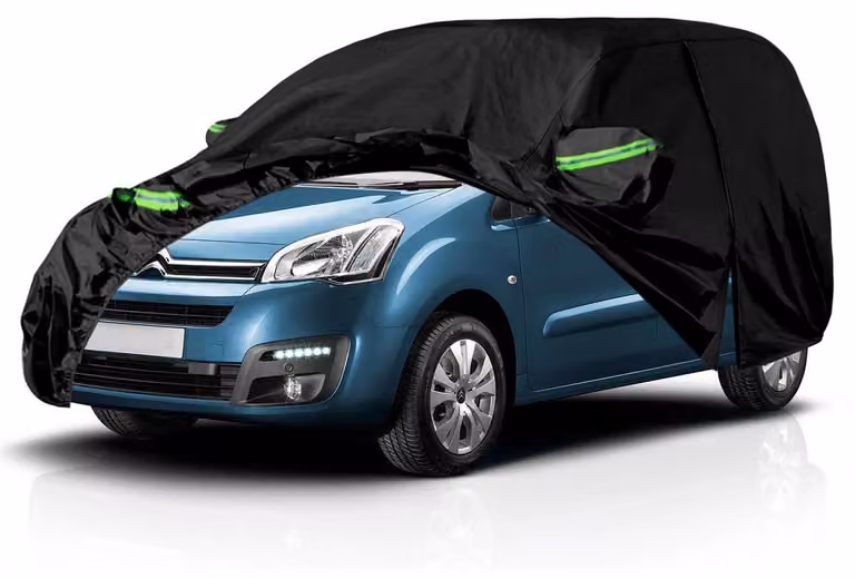 Copertura impermeabile per auto, compatibile con Citroen Berlingo dal 2008 al 2018 (versione a passo corto), traspirante e con strisce riflettenti