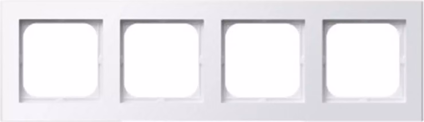 Telaio quadruplo con supporto bianco Sonata Ospel