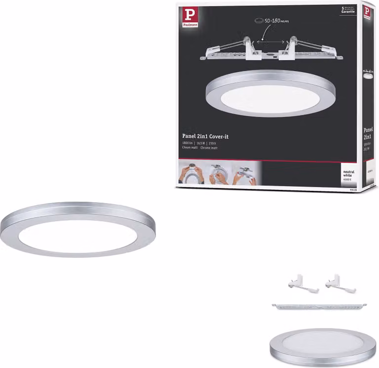 Paulmann Pannello da incasso a LED 2in1 Cover-it