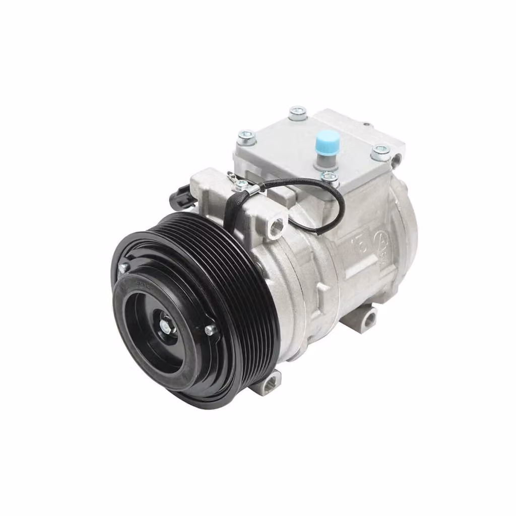 Compressore climatizzatore Breckner per John Deere colore argento 12V codice OEM AL176858 AL176857 AL154203 AL155836 AL78779 RE203758 – 2