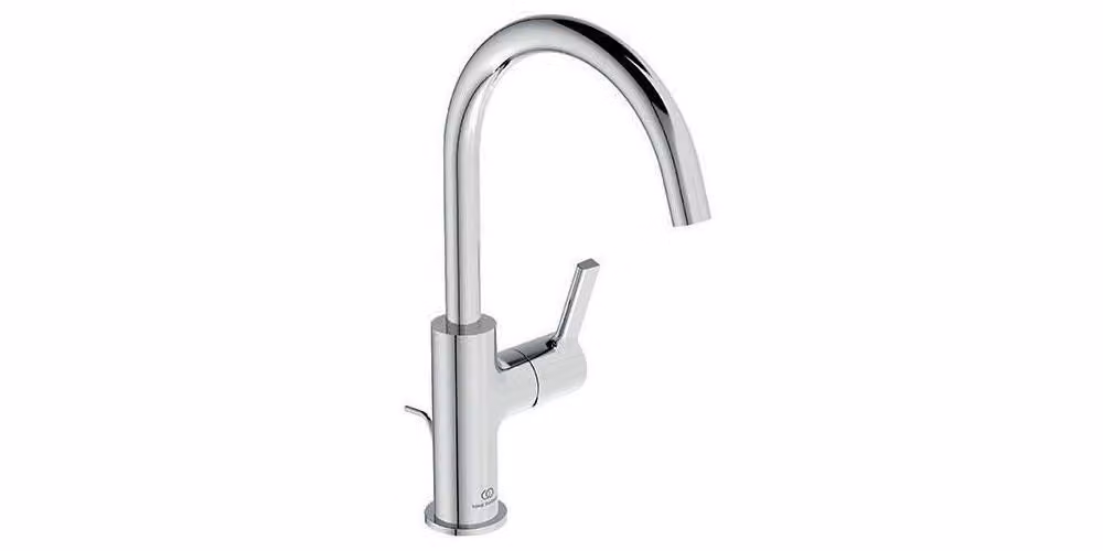 Miscelatore IS per lavabo JOY, bocca di erogazione, scarico, uscita 169 mm, cromo
