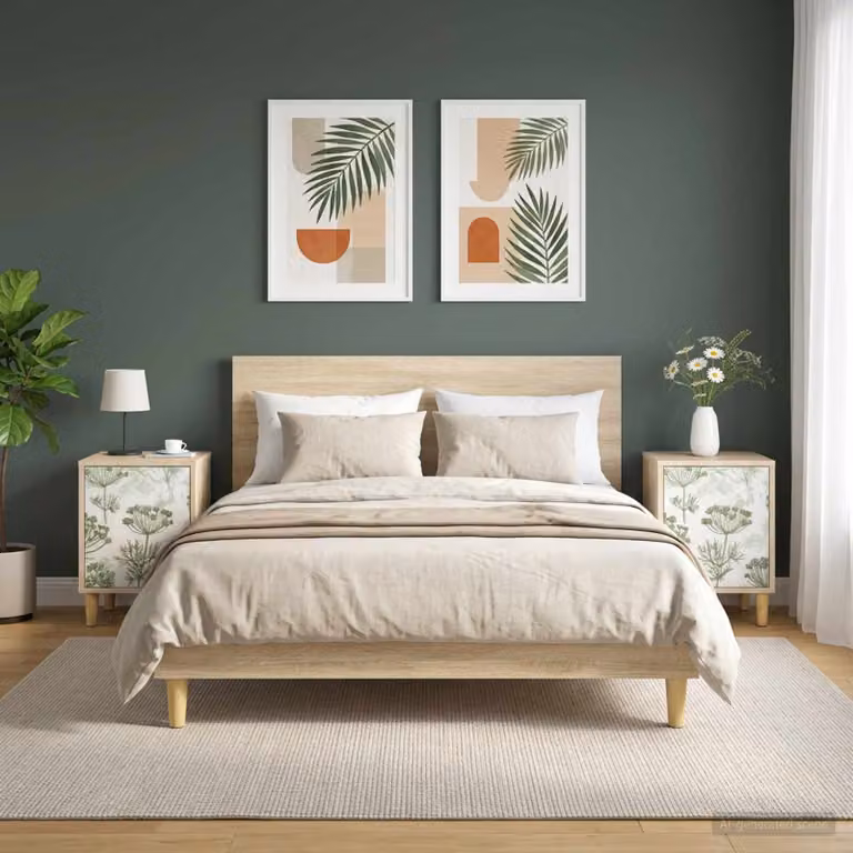 Set di 2 Armadi da Notte vidaXL GOTHA in Rovere Sonoma, L 36 cm x P 33 cm x H 50 cm