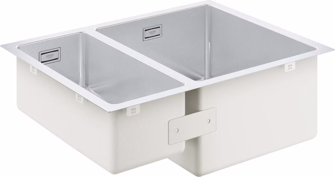 GROHE K700U 60-S Lavello montato su piano Rettangolare Acciaio inox