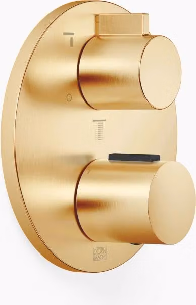 Thermostat encastré Dornbracht avec réglage de débit à trois voies, avec fonction d'arrêt, 36427970-28, 36427970-28